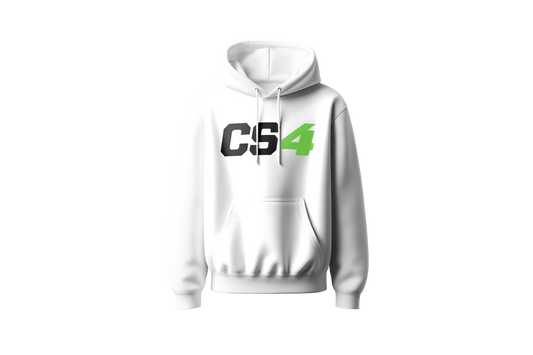 White CS4 Hoodie